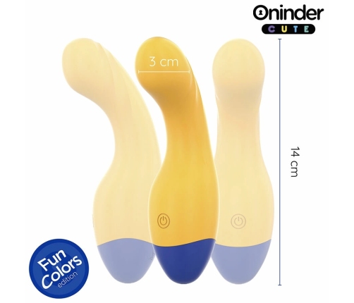 ONINDER CUTE Love Buddy App-Controlled Vibrator Yellow 14cm Waterproof
