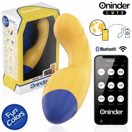 ONINDER CUTE Love Buddy App-Controlled Vibrator Yellow 14cm Waterproof ONINDER CUTE Love Buddy App-Controlled Vibrator Yellow 14cm Waterproof