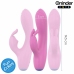 ONINDER Cute Love Bunny Vibrator - App-Controlled, Dual Stimulation, Pink/Blue