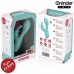 ONINDER Cute Love Bunny Turquoise App-Controlled Dual Stimulator 12.5cm