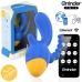 ONINDER CUTE Love 3 Some Triple Vibrator Blue-Yellow, App Control, 13cm