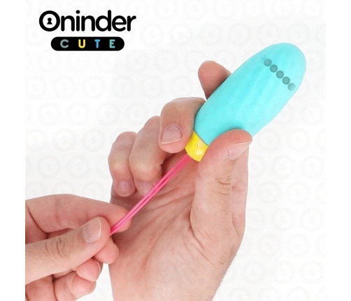 ONINDER CUTE Vibrating Rotating Silicone Gem Egg - App-Controlled, Waterproof