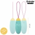 ONINDER CUTE Vibrating Rotating Silicone Gem Egg - App-Controlled, Waterproof