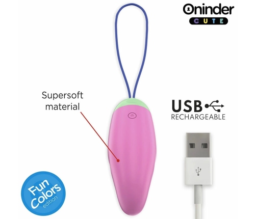 ONINDER CUTE 360° Silicone Smart Intimate Egg - App & USB, Multicolor