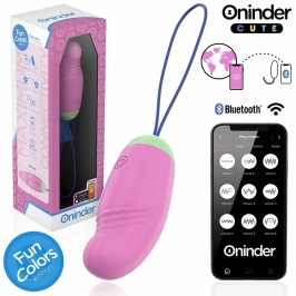 ONINDER CUTE 360° Silicone Smart Intimate Egg - App & USB, Multicolor