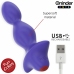 ONINDER Cute Vibrating Intimate Plug Purple - App-Controlled, 13.5 cm
