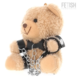 Fetish Submissive Yogi Teddy Bear - Collector’s Plush with Harness & Chains