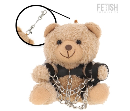 Fetish Submissive Yogi Teddy Bear - Collector’s Plush with Harness & Chains