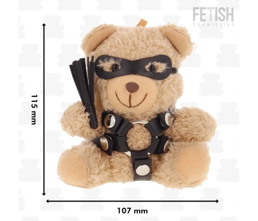 Fetish Submissive Ted Teddy Bear Model 2 - Collectible Plush with Harness