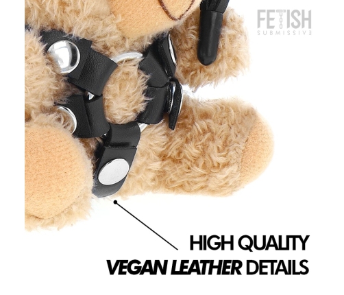 Fetish Submissive Ted Teddy Bear Model 2 - Collectible Plush with Harness