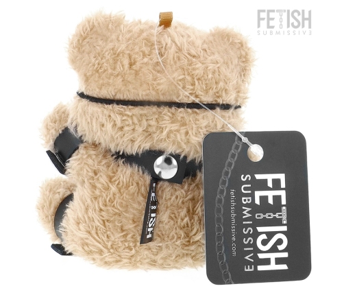 Fetish Submissive Fozzie Teddy Bear - Designer Plush with Metallic Accents