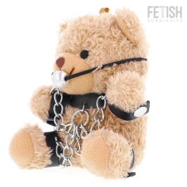 Fetish Submissive Fozzie Teddy Bear - Designer Plush with Metallic Accents