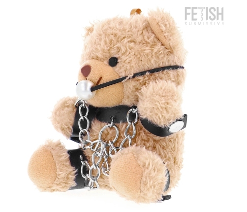 Fetish Submissive Fozzie Teddy Bear - Designer Plush with Metallic Accents