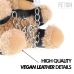Fetish Submissive Fozzie Teddy Bear - Designer Plush with Metallic Accents