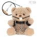 Fetish Submissive Fozzie Teddy Bear - Designer Plush with Metallic Accents