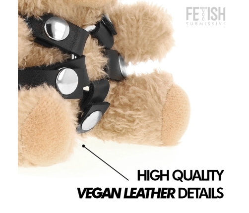 Fetish Submissive Bongo Plush Bear - Collectible Designer Accessory 10 cm