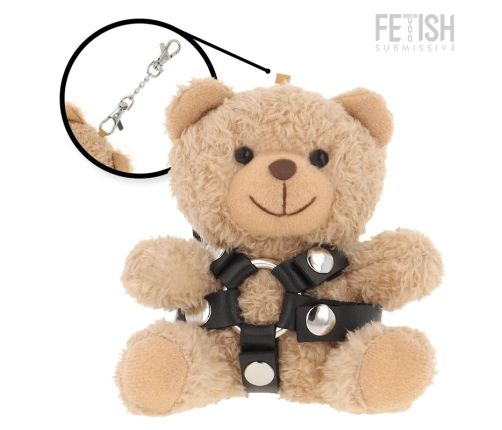 Fetish Submissive Bongo Plush Bear - Collectible Designer Accessory 10 cm