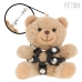 Fetish Submissive Bongo Plush Bear - Collectible Designer Accessory 10 cm
