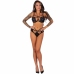 LivCo Corsetti Nikrita LC 90647 Bra & Panties Set Black XL Adjustable