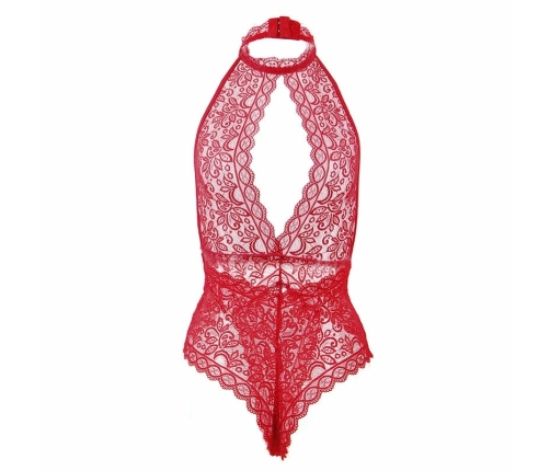 Subblime 953874 Bodysuit Open Cup Red S/M - Elegant Lingerie Design