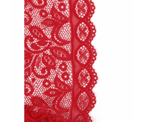 Subblime 953874 Bodysuit Open Cup Red S/M - Elegant Lingerie Design