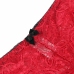 Subblime 953898 Silk and Lace Nightgown & Panties Set Red S/M