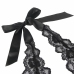 Subblime 930882 Elegant Black Bodysuit with Decorative Ruffles L/XL