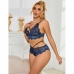 Subblime 954062 Lingerie Set Lace Blue S/M - Bra & Panties Ensemble