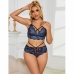 Subblime 954079 Lace Bra and Panties Set Blue L/XL - Elegant Comfort