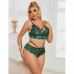 Subblime 954086 Lace Bra & Panties Set Green S/M - Elegant Lingerie