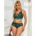 Subblime 954093 Lingerie Set Lace Green L/XL - Elegant Two-Piece Design