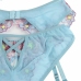 Subblime 954116 Blue L/XL Lingerie Set with Garter Belt & Floral Pattern