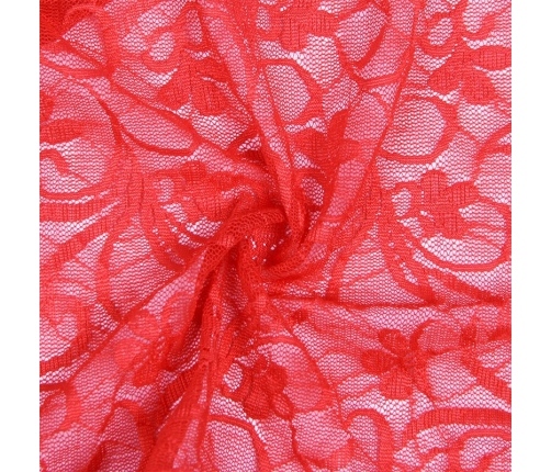 Subblime 954208 Red Lace Babydoll S/M - Adjustable Straps, Elegant Design