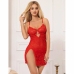 Subblime 954208 Red Lace Babydoll S/M - Adjustable Straps, Elegant Design
