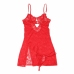 Subblime 954208 Red Lace Babydoll S/M - Adjustable Straps, Elegant Design