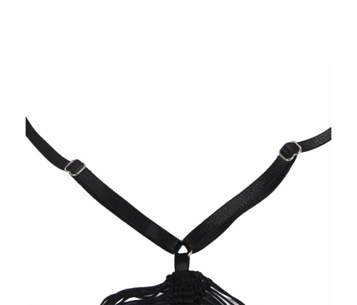 SUBBLIME - 954222 STRAPPY DRESS + THONG BLACK S/M