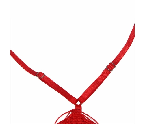 Subblime 954253 Elegant Strappy Dress & Thong Set Red L/XL