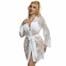 Subblime 954369 White Floral Long Sleeve Nightgown S/M