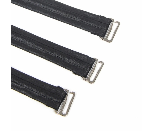 SUBBLIME - 954406 VESTIDO BONDAGE DE CUERO NEGRO S/M