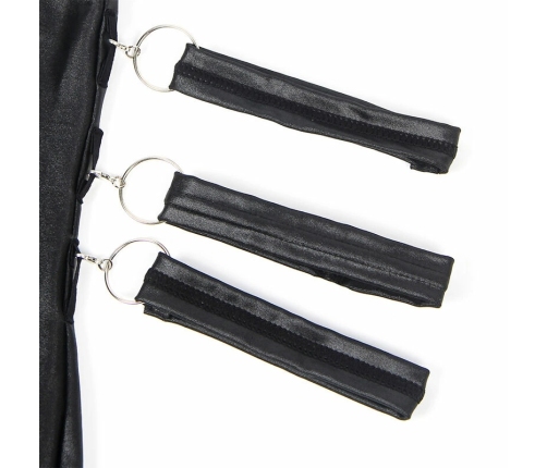 Subblime 954413 Leather Bondage Body Black L/XL Adjustable Fit