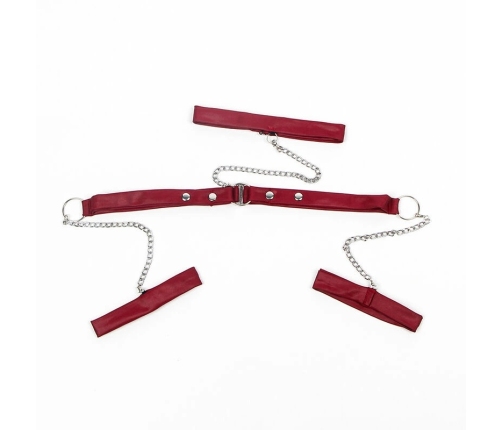 SUBBLIME - 954437 VESTIDO BONDAGE DE ENCAJE NEGRO L/XL