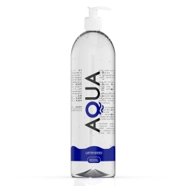 AQUA Quality Water-Based Lubricant 1000ml - Odorless, Skin-Friendly Formula