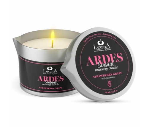 Intimateline Luxuria Grape Massage Candle with Shea Butter 80g