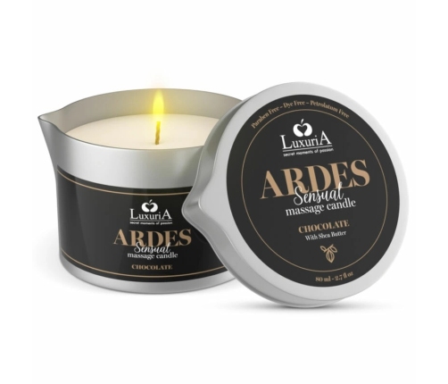 Intimateline Luxuria Massage Candle Chocolate Aroma Shea Butter 80g