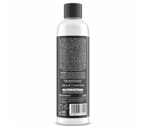 Intimateline Luxuria Massage Oil Sugar Cloud 150ml - Nourishing Vegan Formula