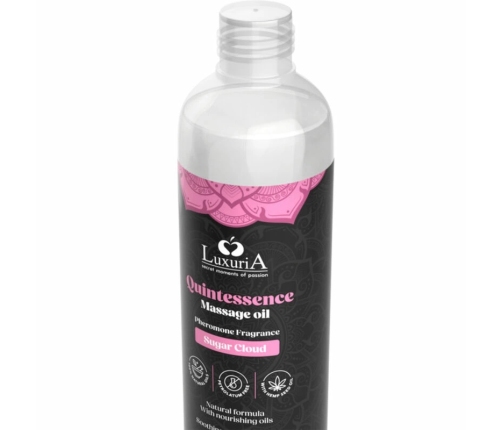 Intimateline Luxuria Massage Oil Sugar Cloud 150ml - Nourishing Vegan Formula