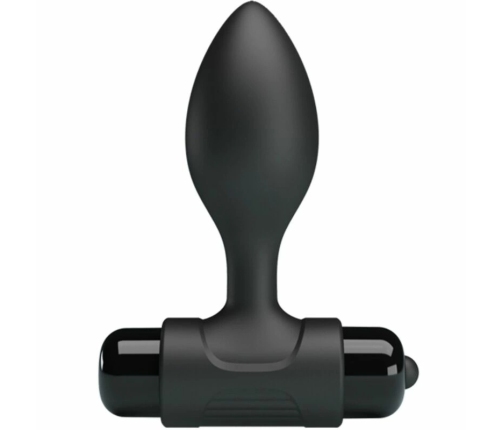 Pretty Love BI-040077 Anal Plug Black 10-Function Silicone System