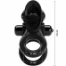 Pretty Love BI-210239 Double Vibrating Silicone Ring Black 10 Modes