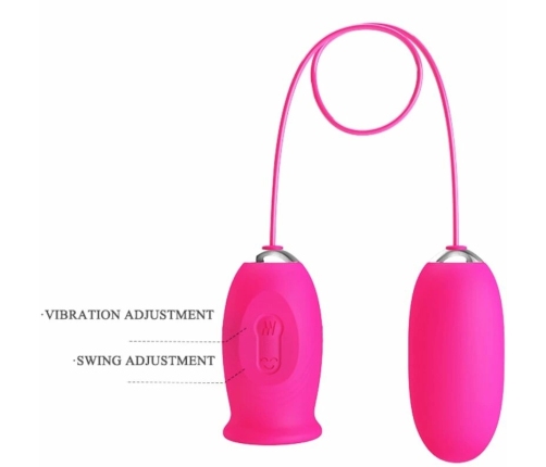 Pretty Love Daisy Intimate Egg Pink - Dual Vibration & Licking Modes