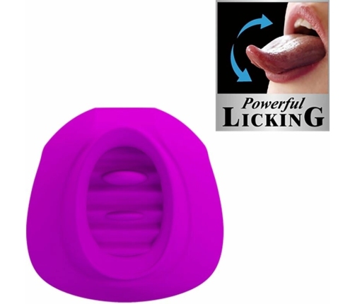 Pretty Love Estelle Intimate Tongue-Shaped Vibrator 12 Modes Purple